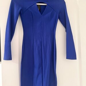 Elegant Blue Women's Dress